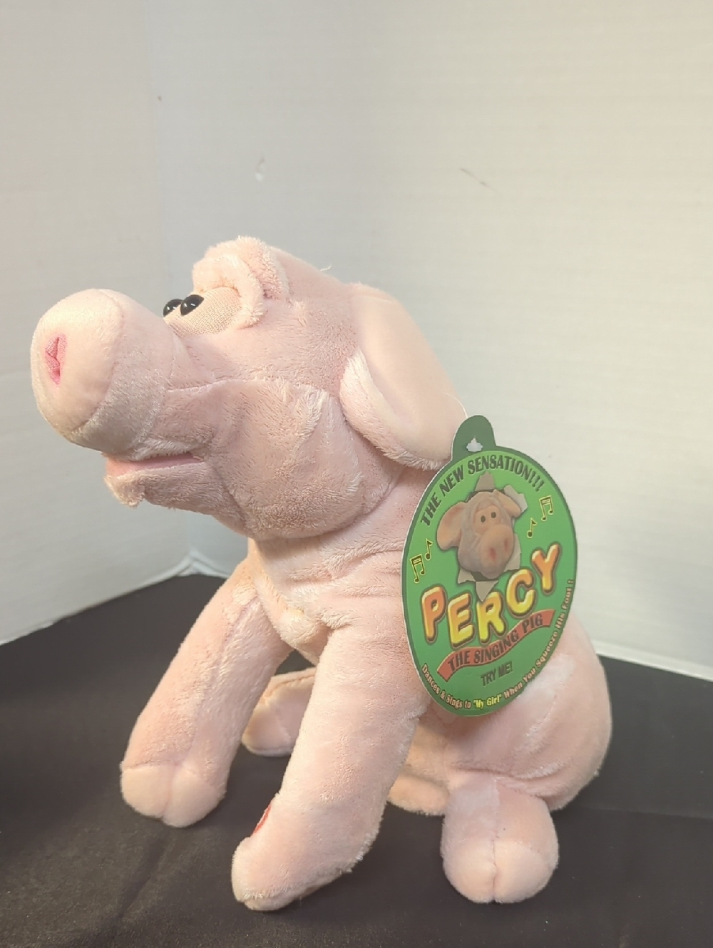 Percy The Singing Pig Plush Tested And Working